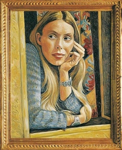 Joni Mitchell painting - window