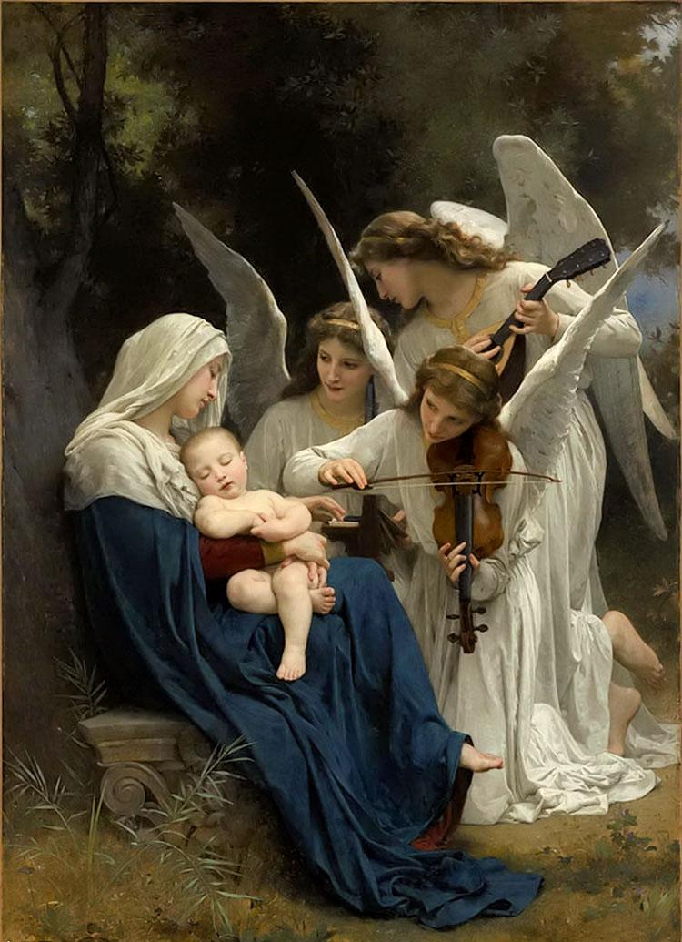 William-Adolphe Bouguereau, La Vierge aux Anges, 1881